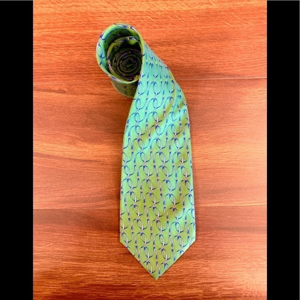 🍁SALE🍁BROOKS BROTHERS Makers Green Silk Necktie